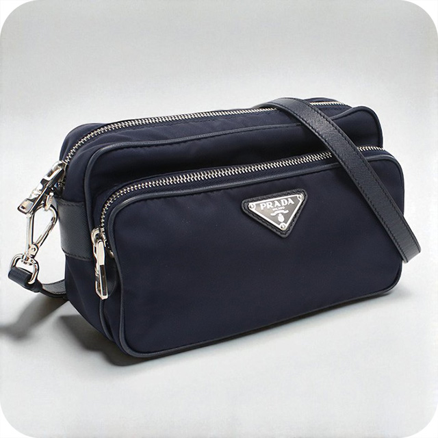 美品 PRADA プラダ ショルダーバッグ ワンショルダー レザー コンビ　黒 美品 PRADA プラダ ショルダーバッグ ワンショルダー レザー