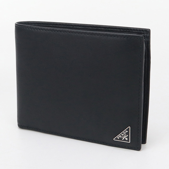 【未使用・M510】プラダ　PRADA　二つ折り　コイン入れ付、ホック止め　財布 楽天市場】PRADA プラダ レディース小銭入れ付き二つ折り長財布