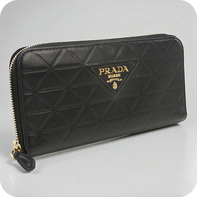 PRADA（プラダ） 中古 長財布ラウンドファスナー レディース ブランド