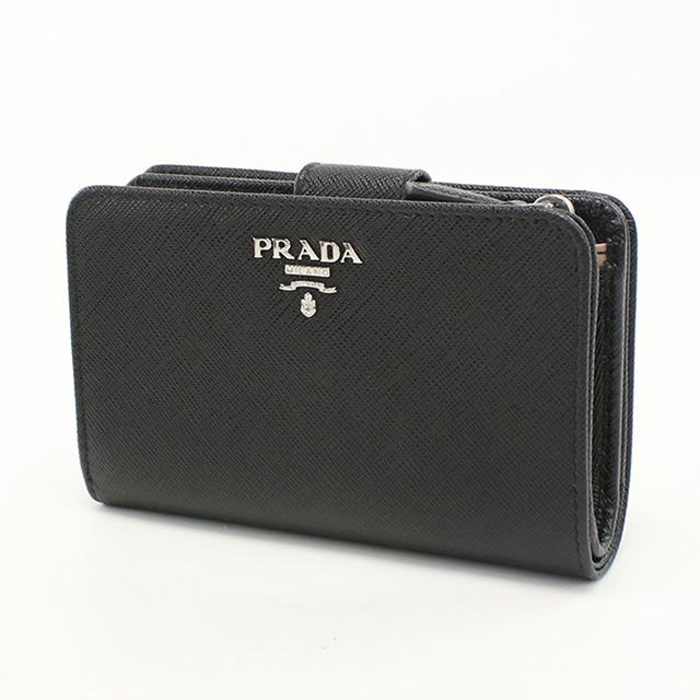 PRADA（プラダ） 中古 二折財布 レディース ブランド サフィアーノ