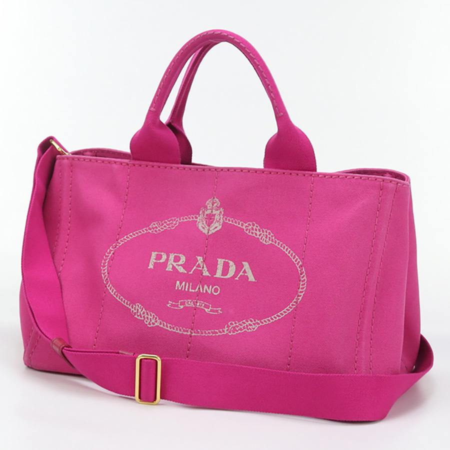 PRADA プラダ カナパ トートバッグ ピンク PRADA（プラダ） 中古 トートバッグ レディース ブランド カナパ 2WAY