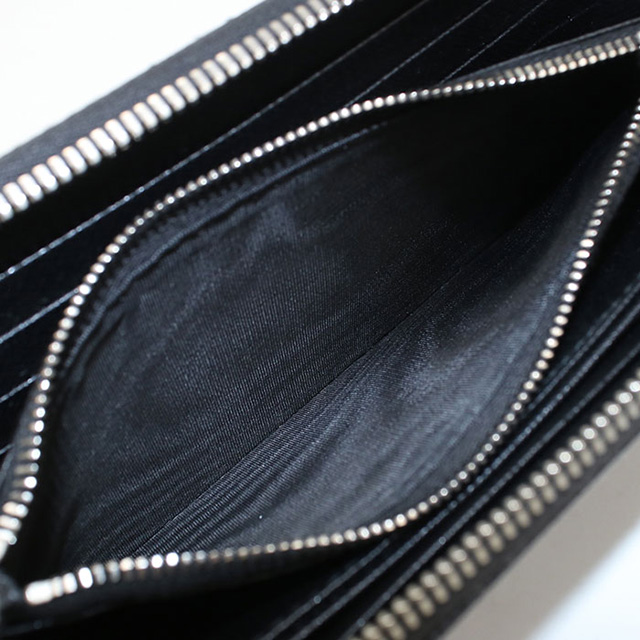 PRADA（プラダ） 中古 長財布ラウンドファスナー メンズ サフィアーノ