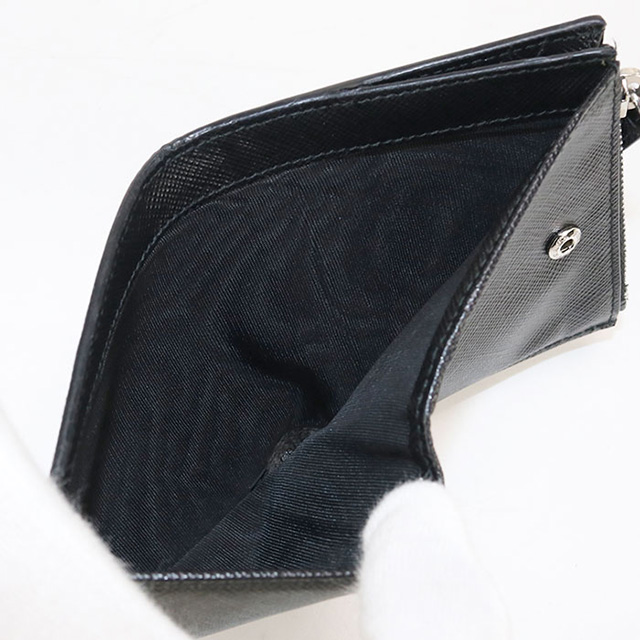 PRADA（プラダ） 中古 二折財布 メンズ ブランド サフィアーノレザー