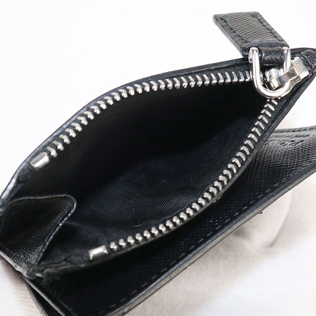 PRADA（プラダ） 中古 二折財布 メンズ ブランド サフィアーノレザー