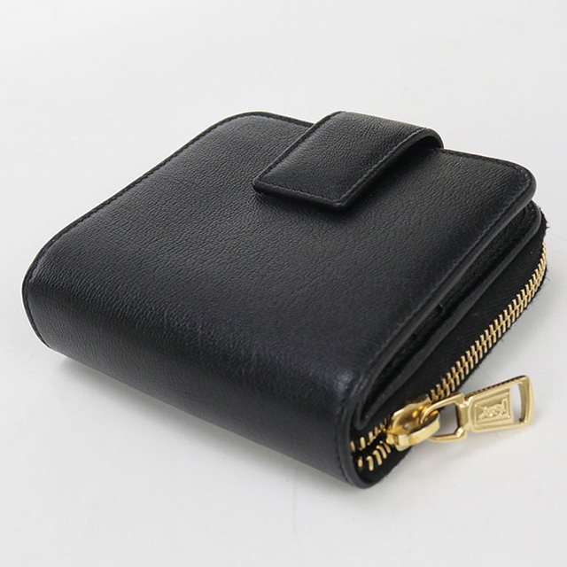 SAINT LAURENT 中古 サンローラン 二折財布 レディース ブランド