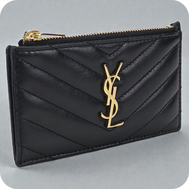 SAINT LAURENT 中古 サンローラン コインケース コンパクト レディース