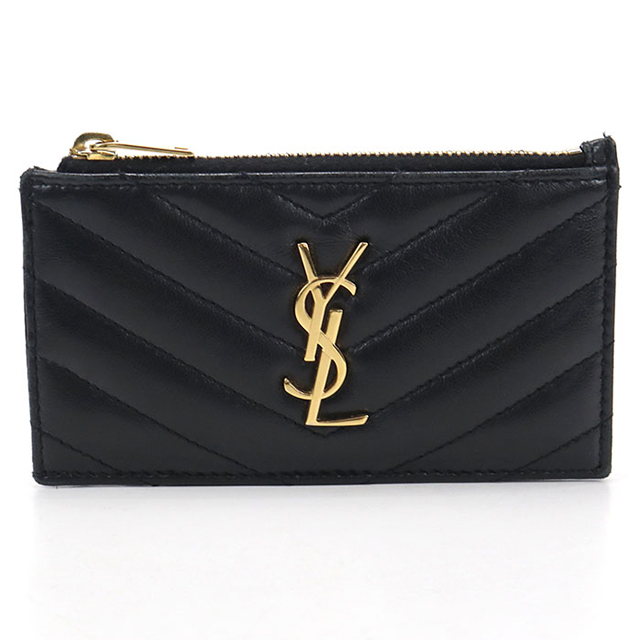 SAINT LAURENT 中古 サンローラン コインケース コンパクト レディース