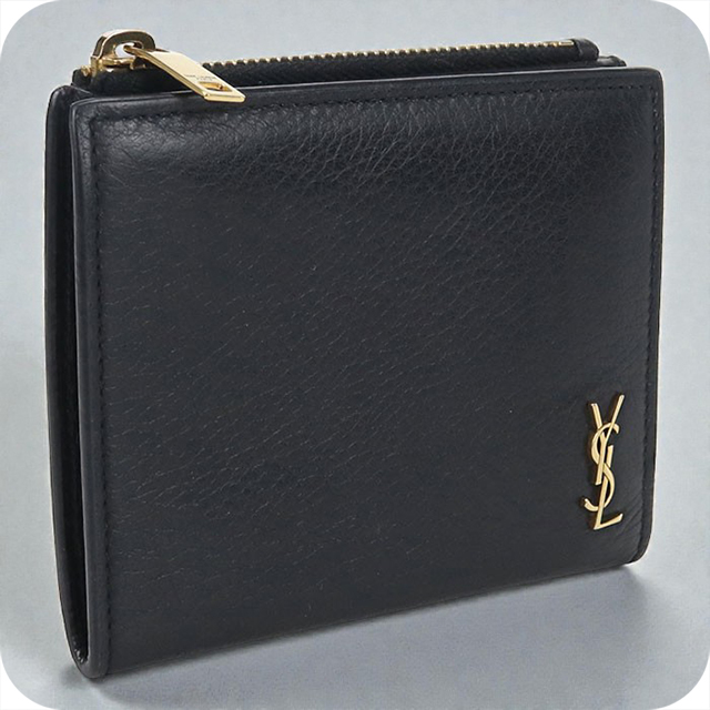 SAINT LAURENT 中古 サンローラン 二つ折り財布 レディース ブランド