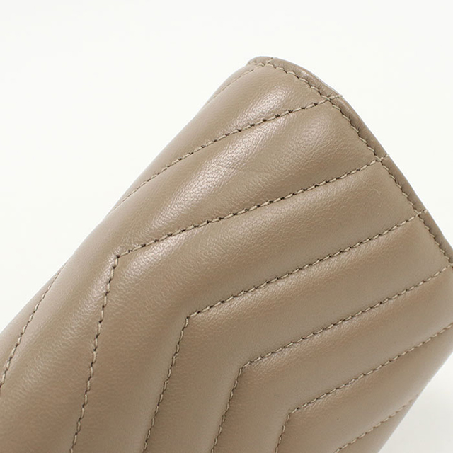 SAINT LAURENT 中古 サンローラン 三つ折り財布 レディース ブランド