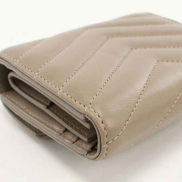 SAINT LAURENT 中古 サンローラン 三つ折り財布 レディース ブランド