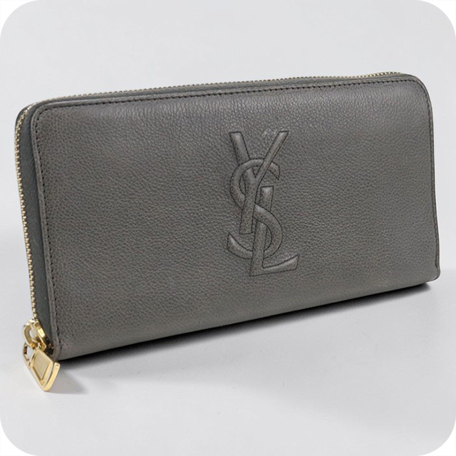 SAINT LAURENT 中古 サンローラン 長財布ラウンドファスナー