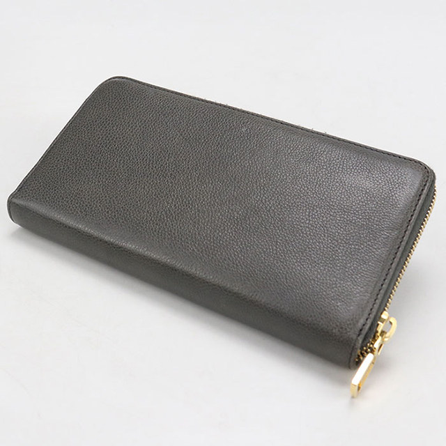 SAINT LAURENT 中古 サンローラン 長財布ラウンドファスナー