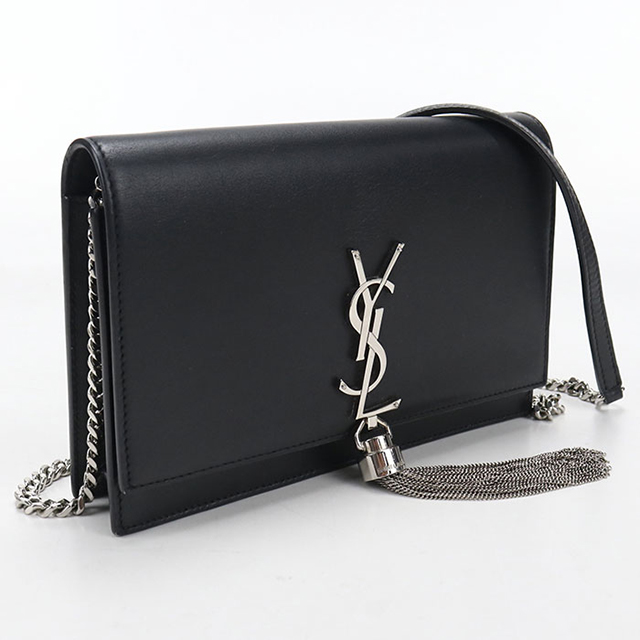 SAINT LAURENT 中古 サンローラン 財布 チェーンウォレット コンパクト