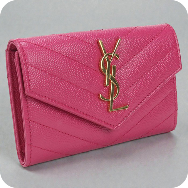 SAINT LAURENT 中古 サンローラン 名刺入れ コンパクト レディース