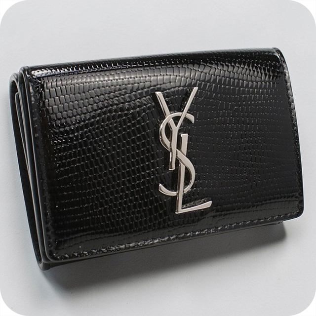 SAINT LAURENT/サンローラン 三つ折り財布　レディース SAINT LAURENT 中古 サンローラン 三つ折り財布 コンパクト 三折財布