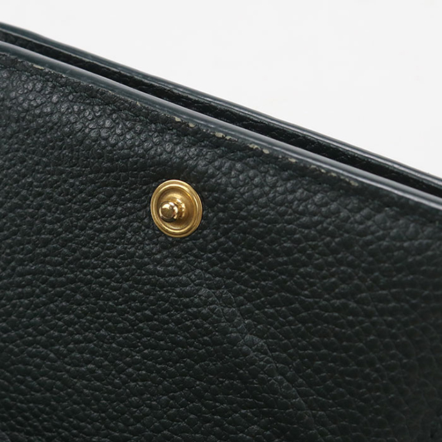 SAINT LAURENT 中古 サンローラン 三つ折り財布 コンパクト 三折財布