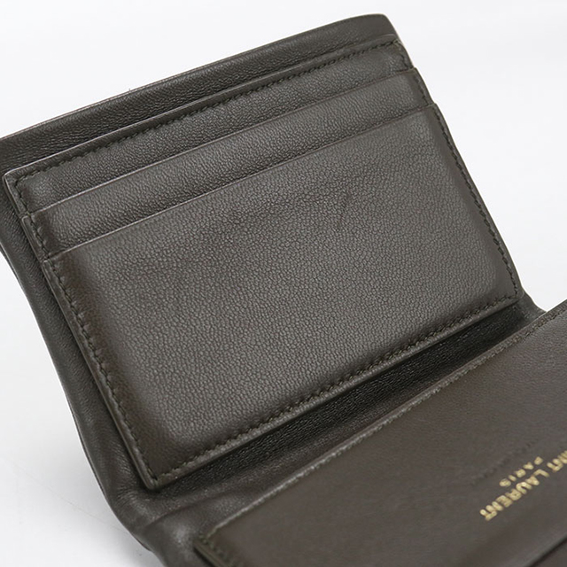 SAINT LAURENT 中古 サンローラン 三つ折り財布 三折財布 レディース