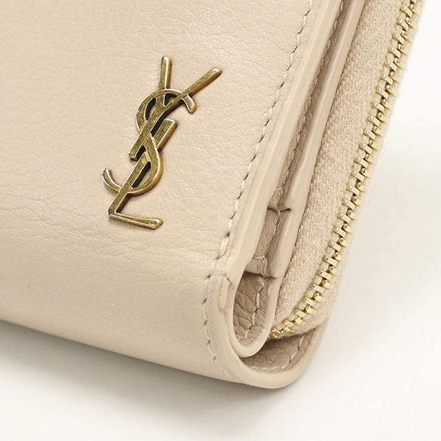SAINT LAURENT 中古 サンローラン 二つ折り財布 二折財布 レディース