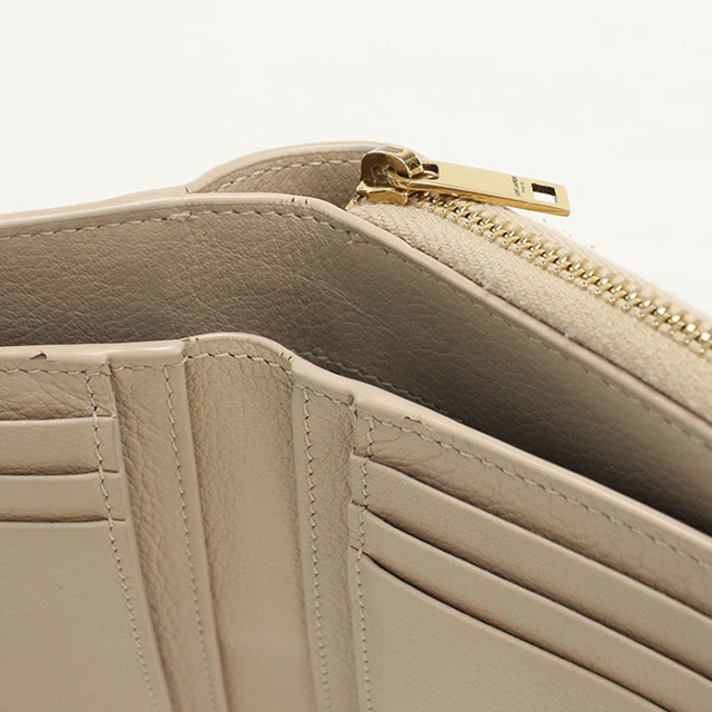 SAINT LAURENT 中古 サンローラン 二つ折り財布 二折財布 レディース
