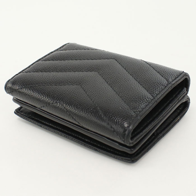 SAINT LAURENT 中古 サンローラン 三つ折り財布 三折財布 レディース