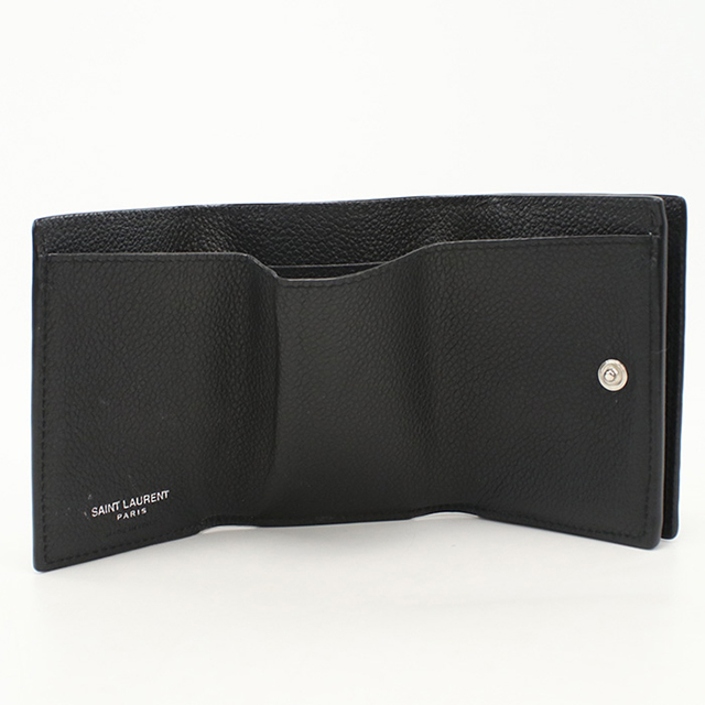 SAINT LAURENT 中古 サンローラン 三つ折り財布 三折財布 レディース