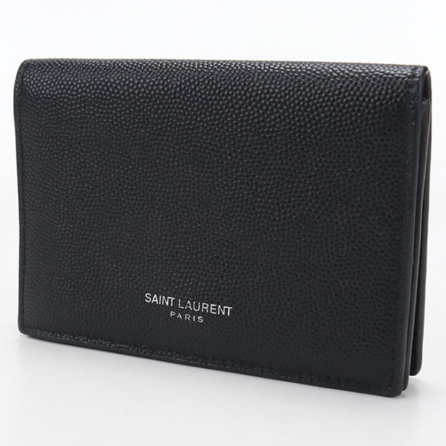 SAINT LAURENT ブラック 名刺入れ　美品 SAINT LAURENT 中古 サンローラン 名刺入れ メンズ ブランド ビジネス