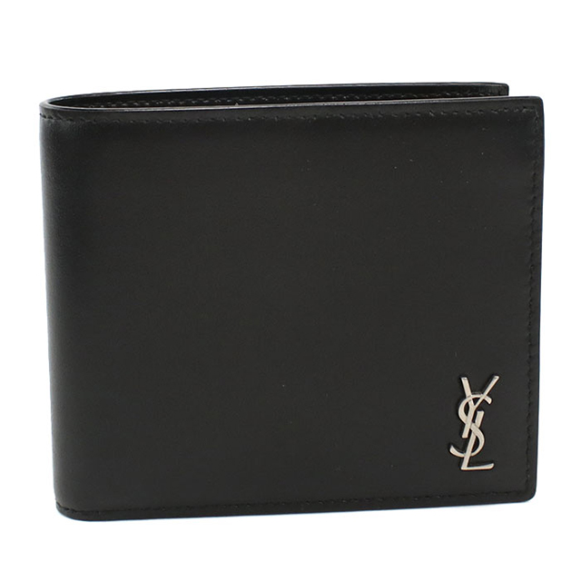 SAINT LAURENT 中古 サンローラン 二つ折り財布 コンパクト メンズ