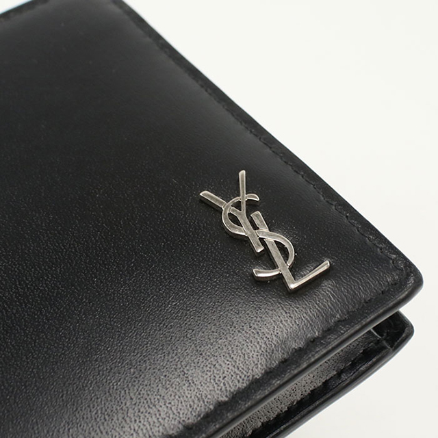 SAINT LAURENT 中古 サンローラン 二つ折り財布 コンパクト メンズ