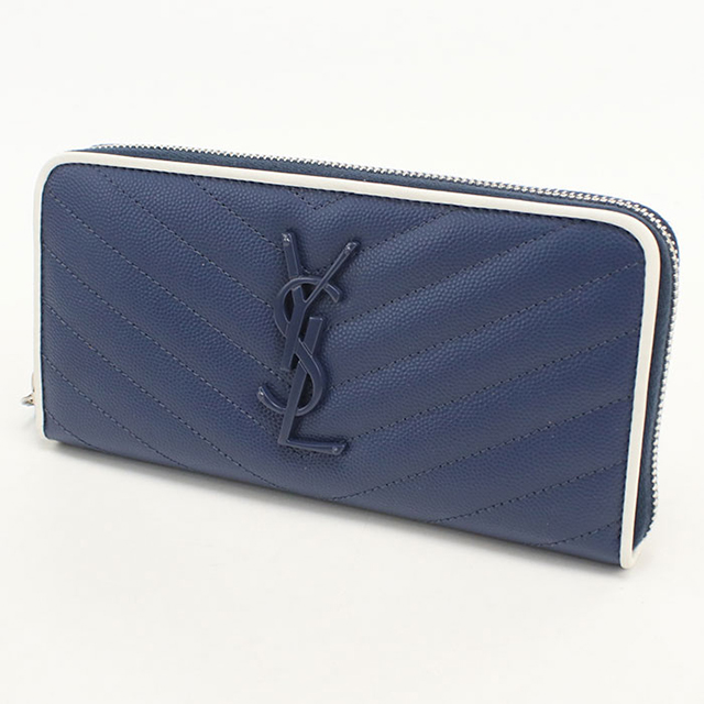 SAINT LAURENT 中古 サンローラン 長財布ラウンドファスナー