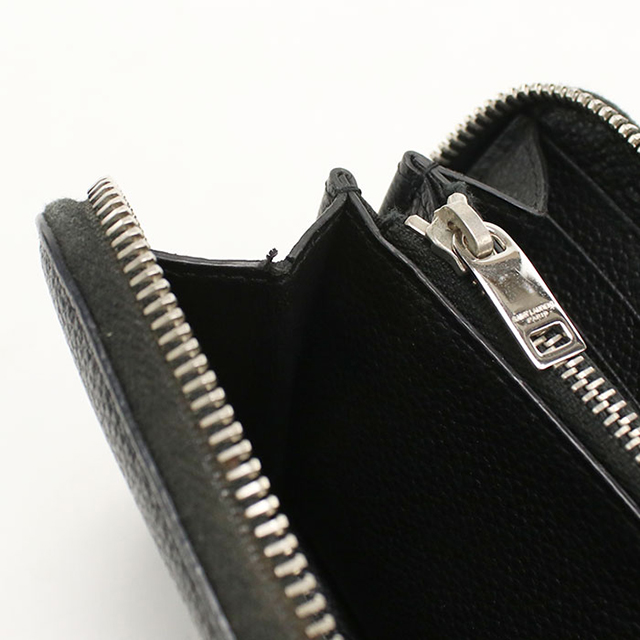 SAINT LAURENT 中古 サンローラン 長財布ラウンドファスナー メンズ