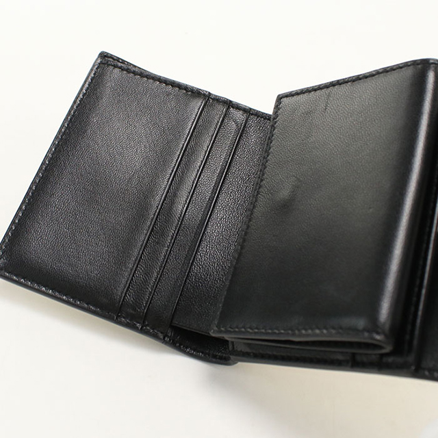 SAINT LAURENT 中古 サンローラン 三つ折り財布 三折財布 レディース