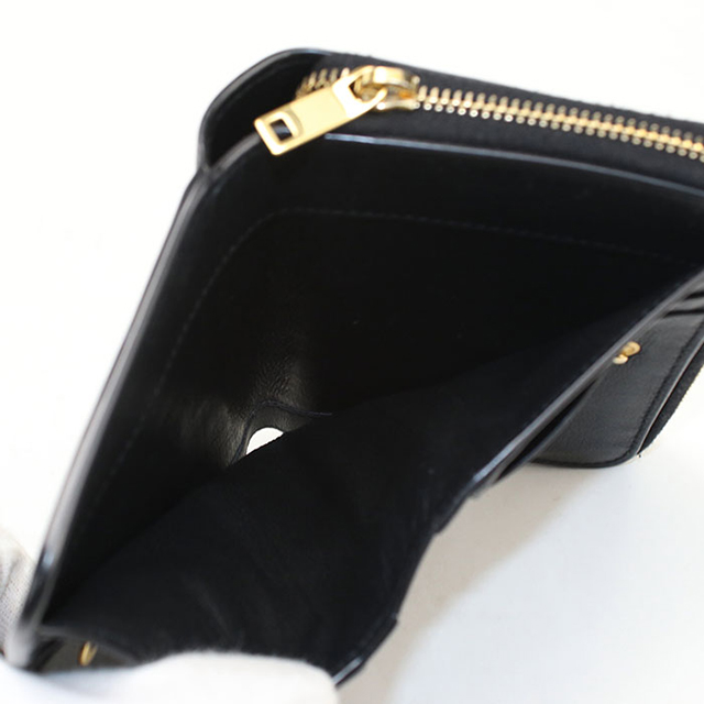SAINT LAURENT 中古 サンローラン 二つ折り財布 二折財布 コンパクト