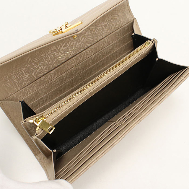 SAINT LAURENT 中古 サンローラン 長財布二折 レディース ブランド