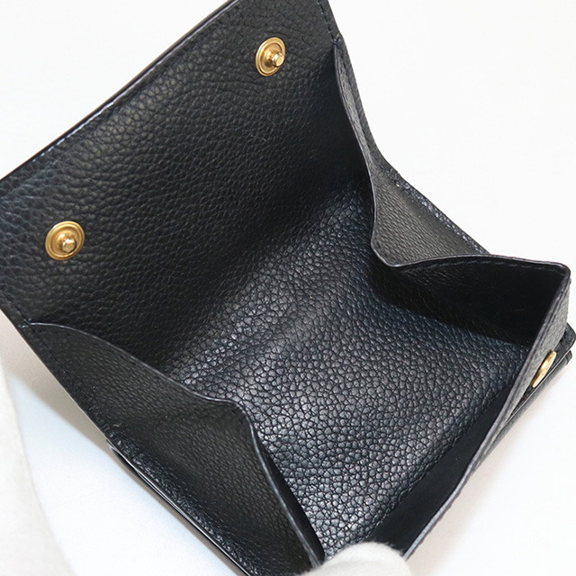 サンローラン･パリ YSLライン オリガミ タイニーウォレット  669959【Aランク】【中古】 SAINT LAURENT 中古 サンローラン 三折財布 レディース ブランド YSL