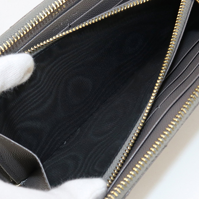 SAINT LAURENT 中古 サンローラン 長財布ラウンドファスナー