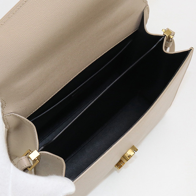 SAINT LAURENT ベージュ ハンドバッグ SAINT LAURENT 中古 サンローラン ハンドバッグ レディース