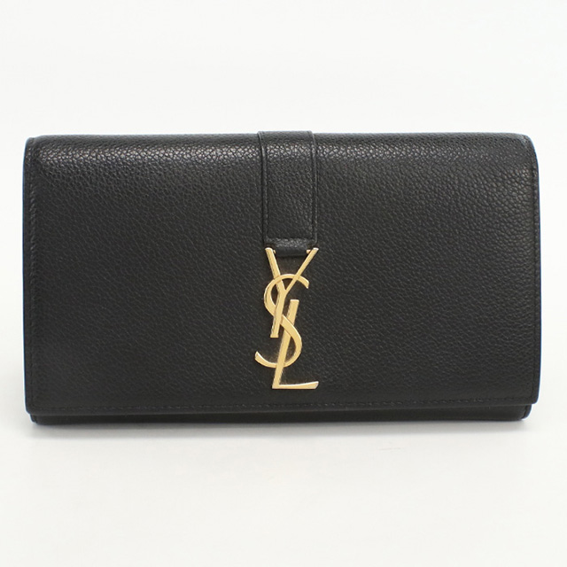 Saint Laurent 818917AAEPF9806 関税送料込 SAINT LAURENT 中古 サンローラン 長財布ニ折小銭入付き