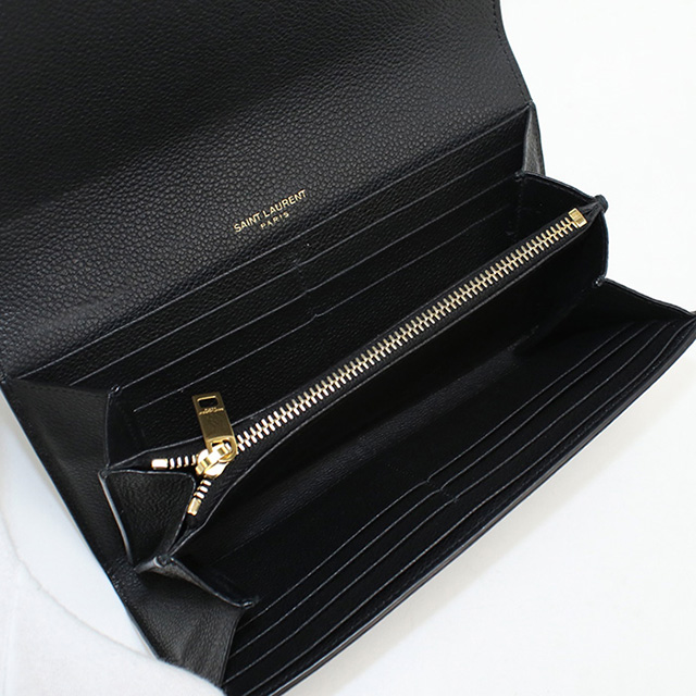 SAINT LAURENT 中古 サンローラン 長財布ニ折小銭入付き