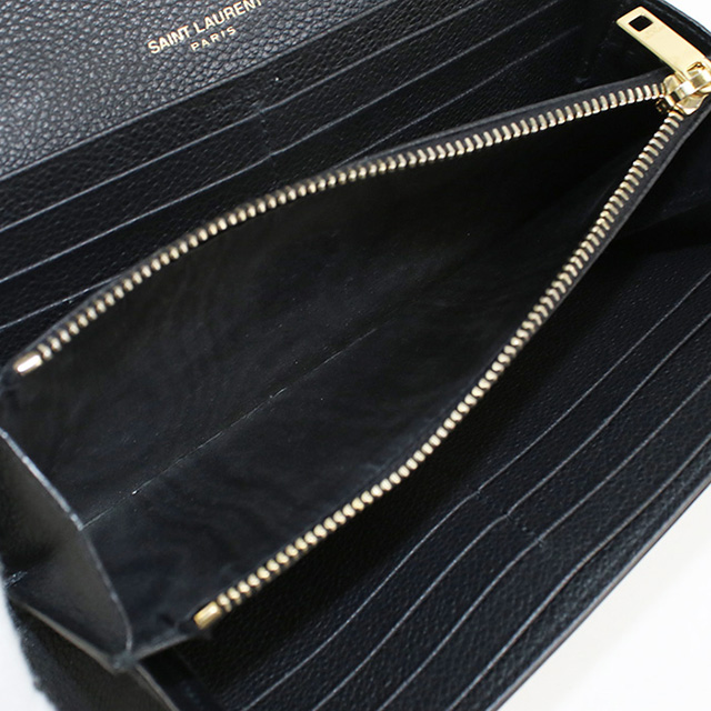 SAINT LAURENT 中古 サンローラン 長財布ニ折小銭入付き