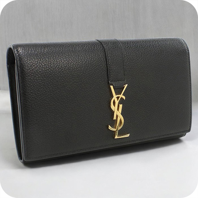 SAINT LAURENT 中古 サンローラン 長財布ニ折小銭入付き