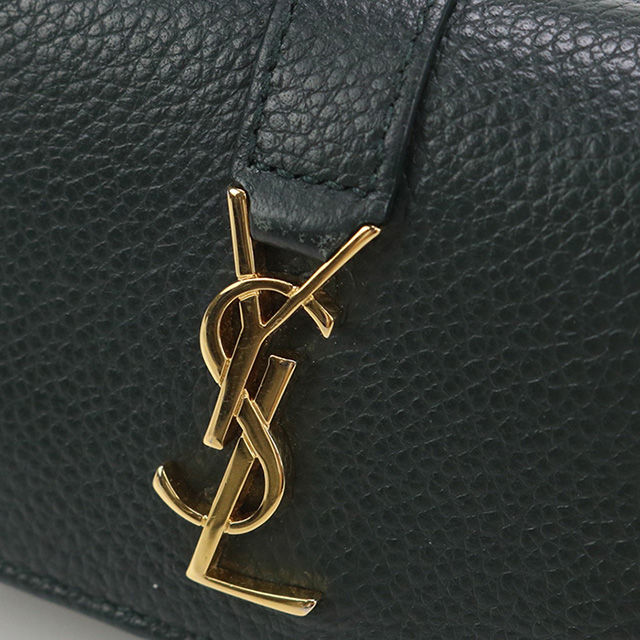 イヴサンローラン Yves saint Laurent 二つ折り財布 レディース