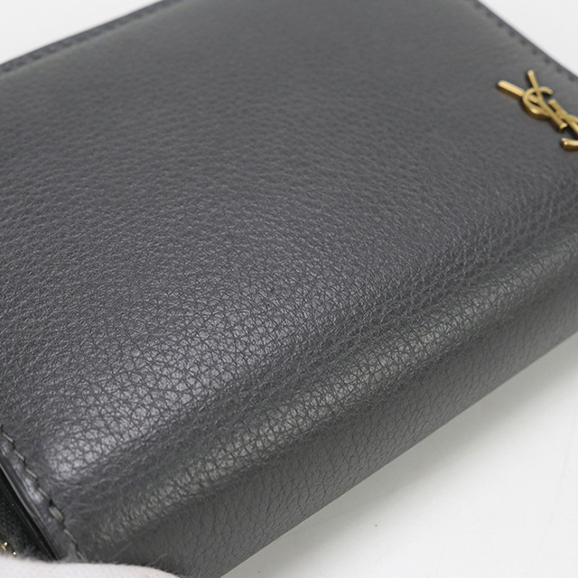 SAINT LAURENT コンパクトジップウォレット　二つ折り財布 グレー 楽天市場】サンローラン パリ SAINT LAURENT PARIS 財布