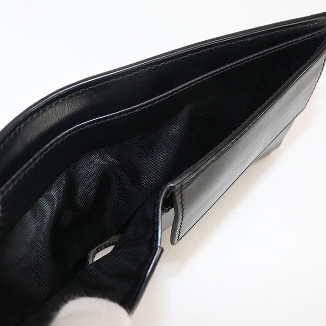 SAINT LAURENT 中古 サンローラン 二折財布 メンズ ブランド タイニー