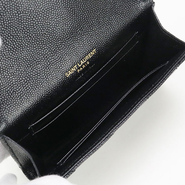 SAINT LAURENT 中古 サンローラン 二折財布 レディース ブランド  