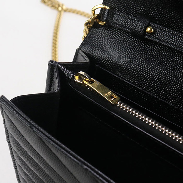 ✨️未使用級✨️ SAINTLAURENT 三つ折り財布 ナイロン 総柄 チェーン ✨️未使用級✨️ SAINTLAURENT 三つ折り財布 ナイロン 総柄 チェーン