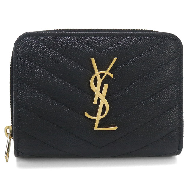 SAINT LAURENT 中古 サンローラン 二折財布小銭入付き