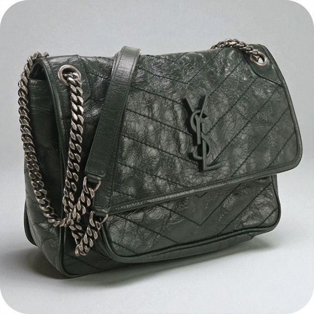 SAINT LAURENT 中古 サンローラン 斜め掛け ショルダーバッグ