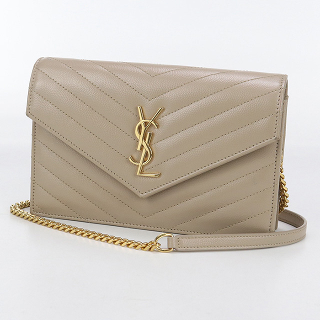 SAINT LAURENT 中古 サンローラン チェーンウォレット レディース