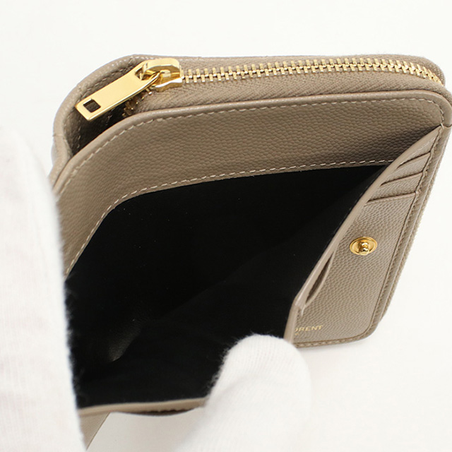 SAINT LAURENT 中古 サンローラン 二折財布 レディース ブランド