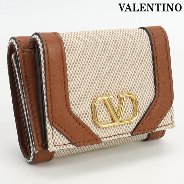 中古 ヴァレンティノ 三折財布小銭入付き レディース ブランド VALENTINO Vロゴシグネチャー 3つ折り財布 キャンバス :  usdva68143011 : 腕時計のななぷれ - 通販 - Yahoo!ショッピング